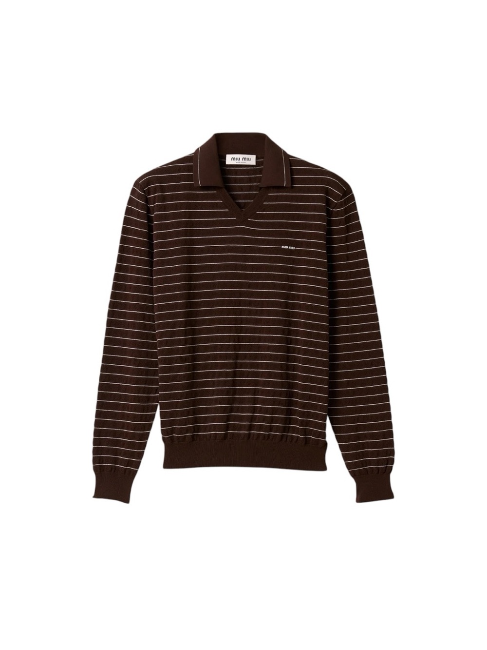 Miu Miu V-neck cotton sweater It38
